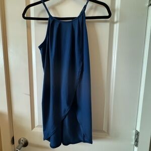 Y2K blue asymmetrical top by bcbg generation